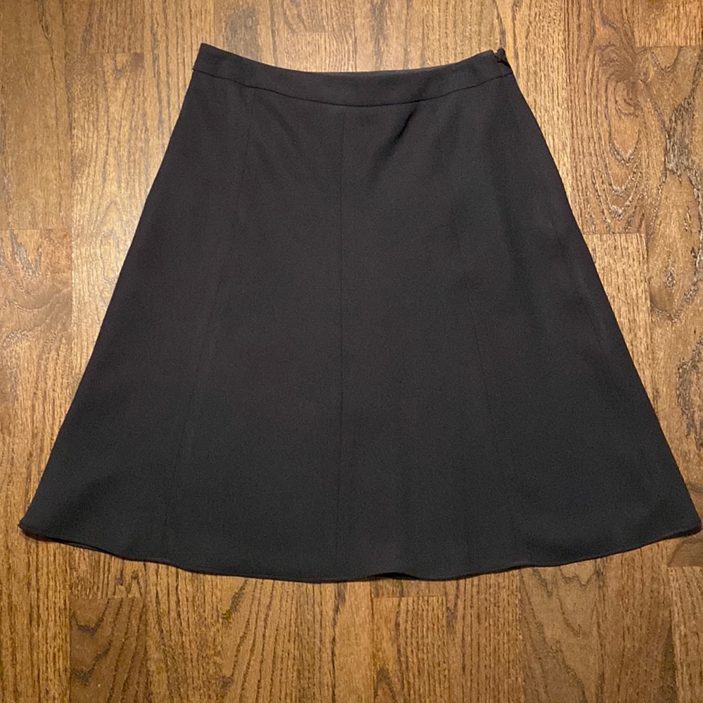 Black A-line Skirt